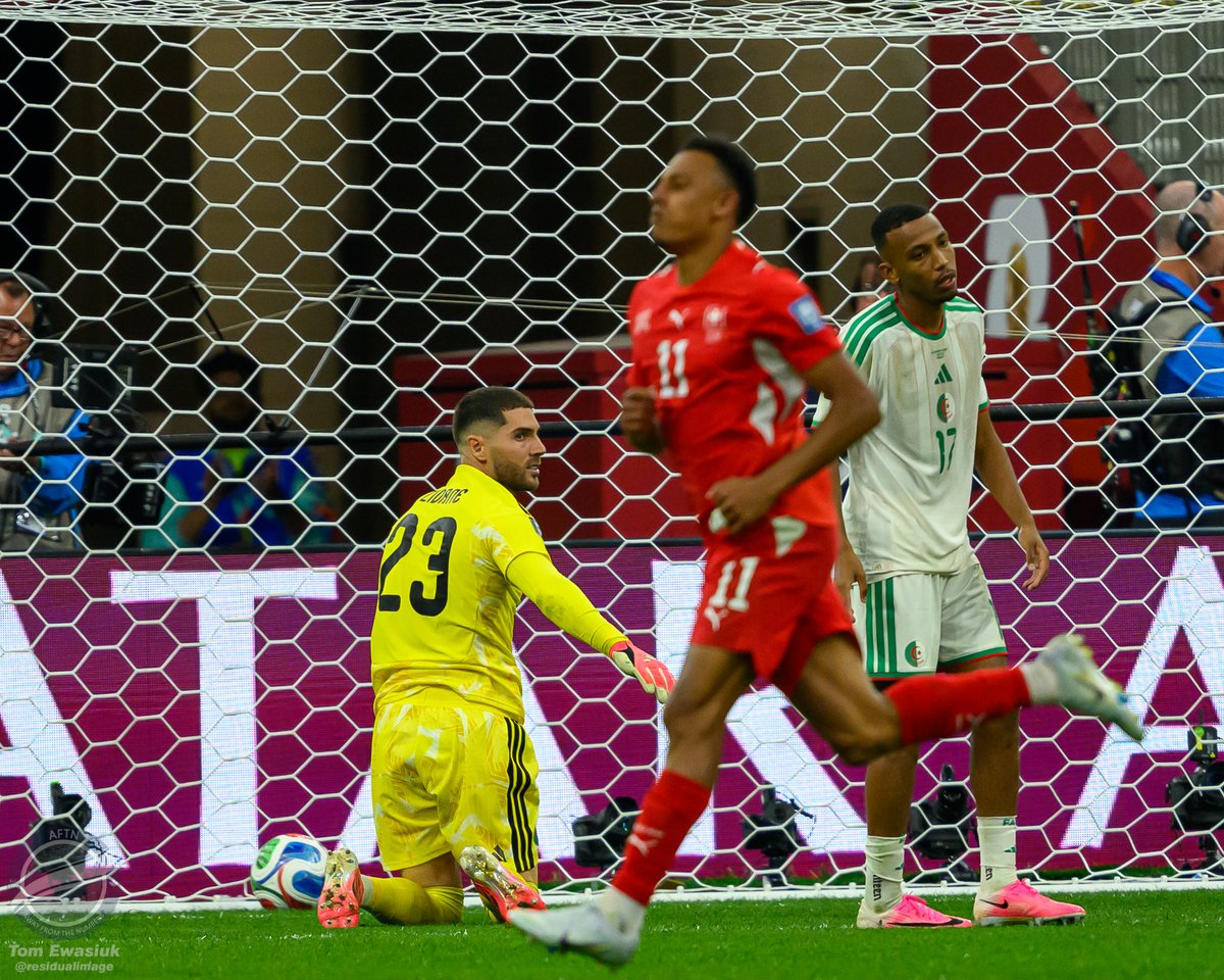 aftncanada's tweet photo. When Dan Ndoye made it 2-0 for Switzerland seconds into the second half, it already felt game over for Algeria and so it proved to be.

📸@residualimage

#FIFAWorldCup #SWIALG https://t.co/2ePtq6gX24