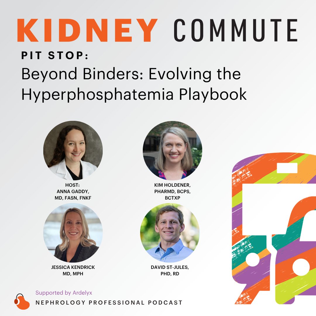 NKF_NephPros's tweet photo. "Individualize the therapy for each patient."
Hear why phosphorus management isn't one-size-fits-all and how care teams can tailor treatment strategies to meet patient needs.
🎧 https://t.co/RGuDW0NrDB
Supported by Ardelyx
#Hyperphosphatemia #KidneyNutrition https://t.co/uj4Iiu2pOa
