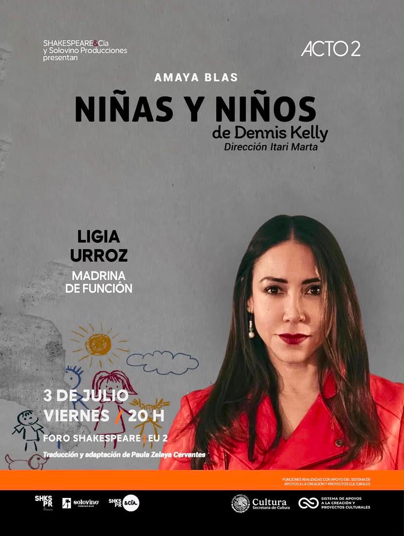 venalteatroMX's tweet photo. Tenemos pases dobles para que asistan HOY a Niñas y Niños 8pm en el Foro Shakespeare 🎭

Únicamente:

🌟Nombre completo
🌟Like y RT

Ganadores al azar 🎭🎁 https://t.co/Nj2OFudK1p