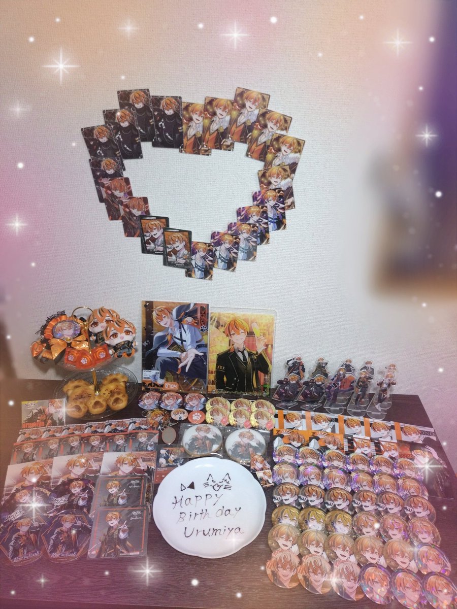 みかん様✩⋆確認専用ページ バースデーガーランド（ネーム含む） 素敵なお祝い届いてます🧡.*・ﾟ 推し様への愛がいっぱいなのが伝わっ