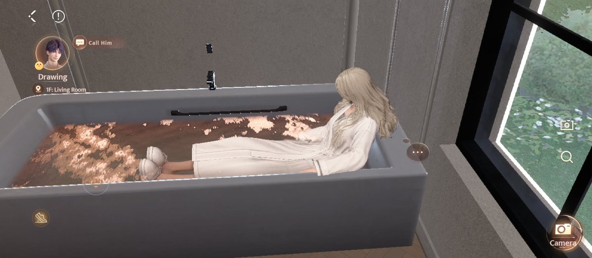 Ahopis2's tweet photo. @ItsCactusJuice My mc looks like she shat on the bathtub help https://t.co/3M34321Vpr