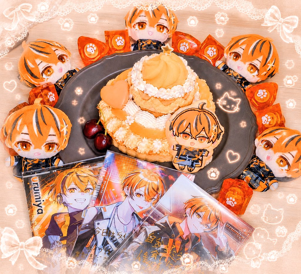 omotiShan2255's tweet photo. 𐂐(🍰)𐔌^ ܸ>⩊<︎︎ ܸ^𐦯🧡

🐈🎀 #お届けうるみゃー
🐈🎀 #うるみや爆誕祭令和最新版 https://t.co/0CESlbIGz3