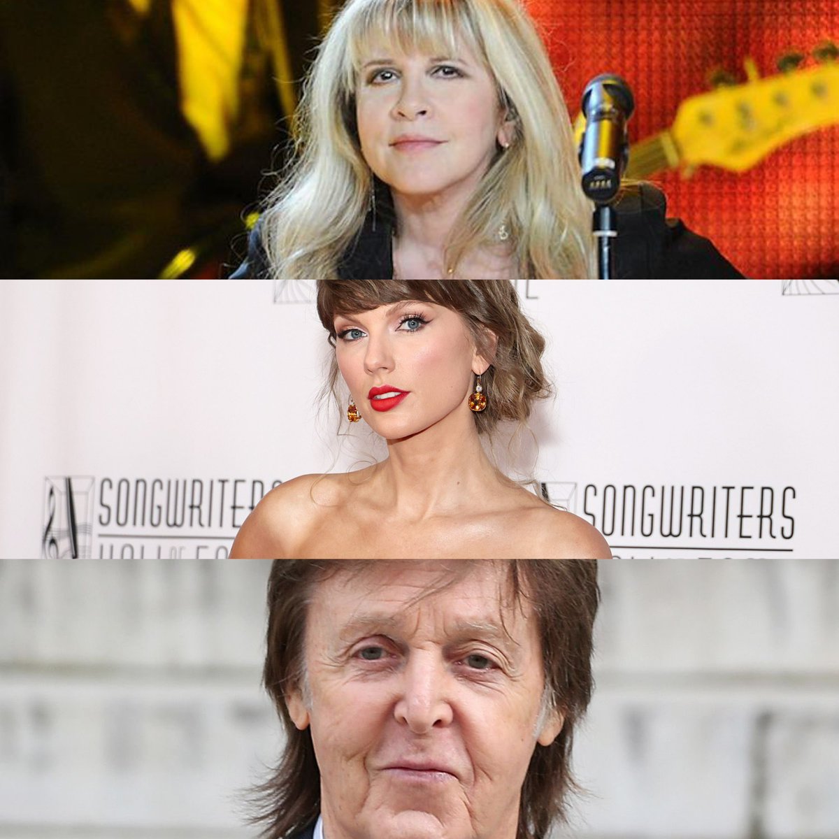 BuzzingPop's tweet photo. Taylor Swift will reportedly perform alongside Stevie Nicks and Paul McCartney at her wedding. https://t.co/GtezDw4nV7