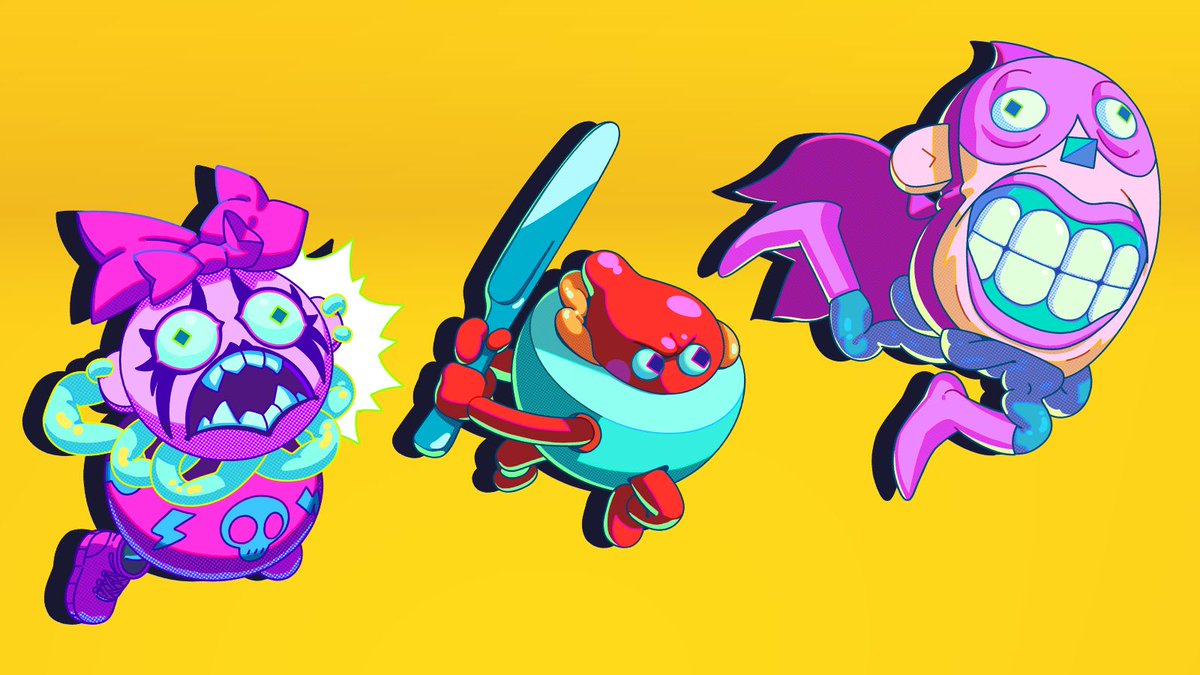 CAPYGAMES's tweet photo. Check out what’s CAPYning in our Discord! As Battle Vision ramps up, we are THRILLED to share more about our crazy cast of characters! Look at how GUTSY the Mascot Rejects are 👀

Join us, more shenanigans INCOMING! https://t.co/AuANCXb1XW https://t.co/DSlICzOnbJ