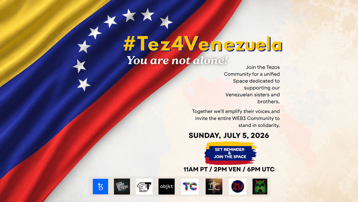 Tezos Event Calendar tweet media