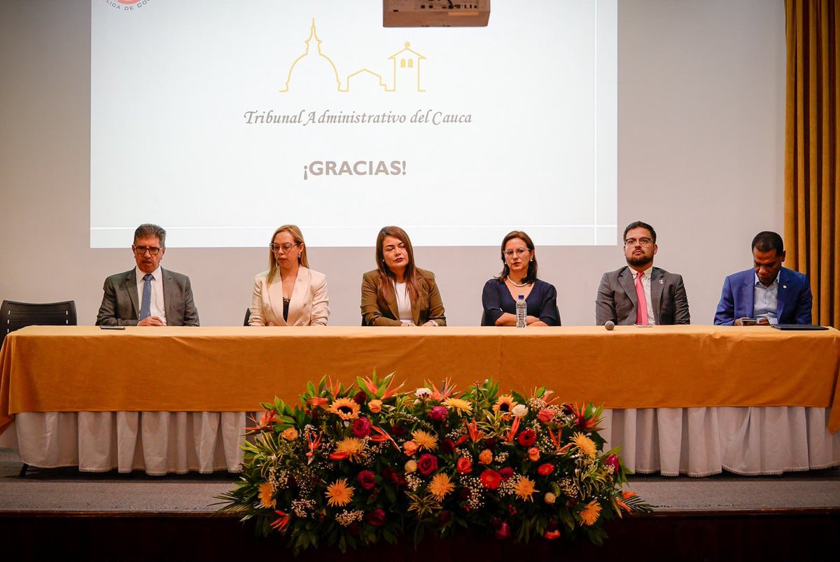 GobCauca's tweet photo. 👩🏼‍⚖️ Conmemoramos los 20 años de los Juzgados Administrativos del Circuito de Popayán del Tribunal Administrativo del Cauca. Rendimos homenaje a quienes honran su labor con sensibilidad, integridad y respeto por la Constitución y la Ley.

#LaFuerzaDelPueblo https://t.co/qmAWdRxOE4