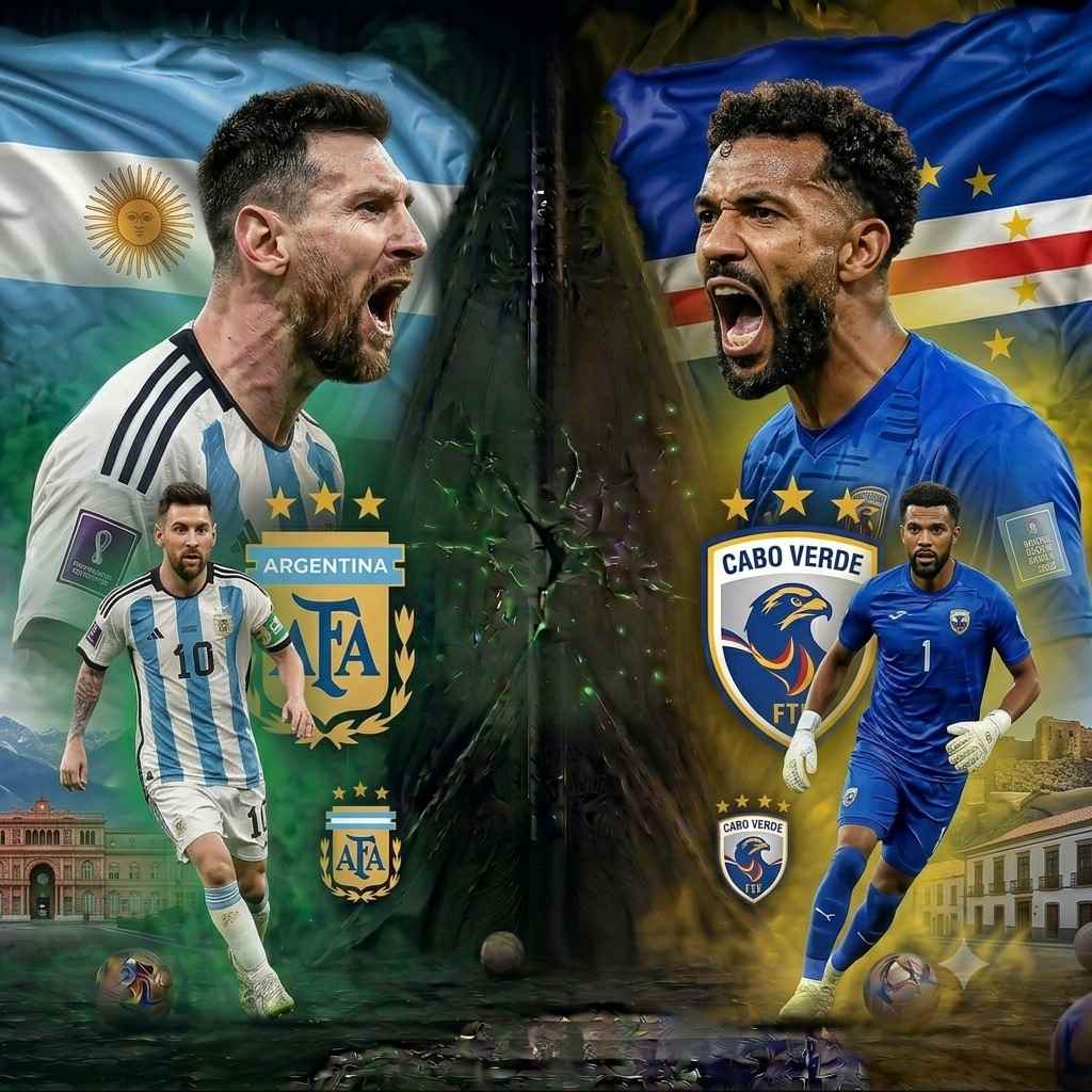 AlunnoRwanda's tweet photo. WORLD CUP 2026 

LIVE 📻 88.8FM, 90.3FM, 107.3FM  I saa 00h00.

▫️ ARGENTINA vs CAPE VERDE.

Ni Umukino wa Round of 32 mu gikombe cy'isi cya 2026 kuri MIAMI STADIUM 🏟️ yakira abantu ibihumbi 74,916.

Ni iyihe itsinda uyu munsi?

Umusifuzi ni Drew Thamas.

Ni Mulumba &amp; Patrick. https://t.co/xYaGKCcFUH