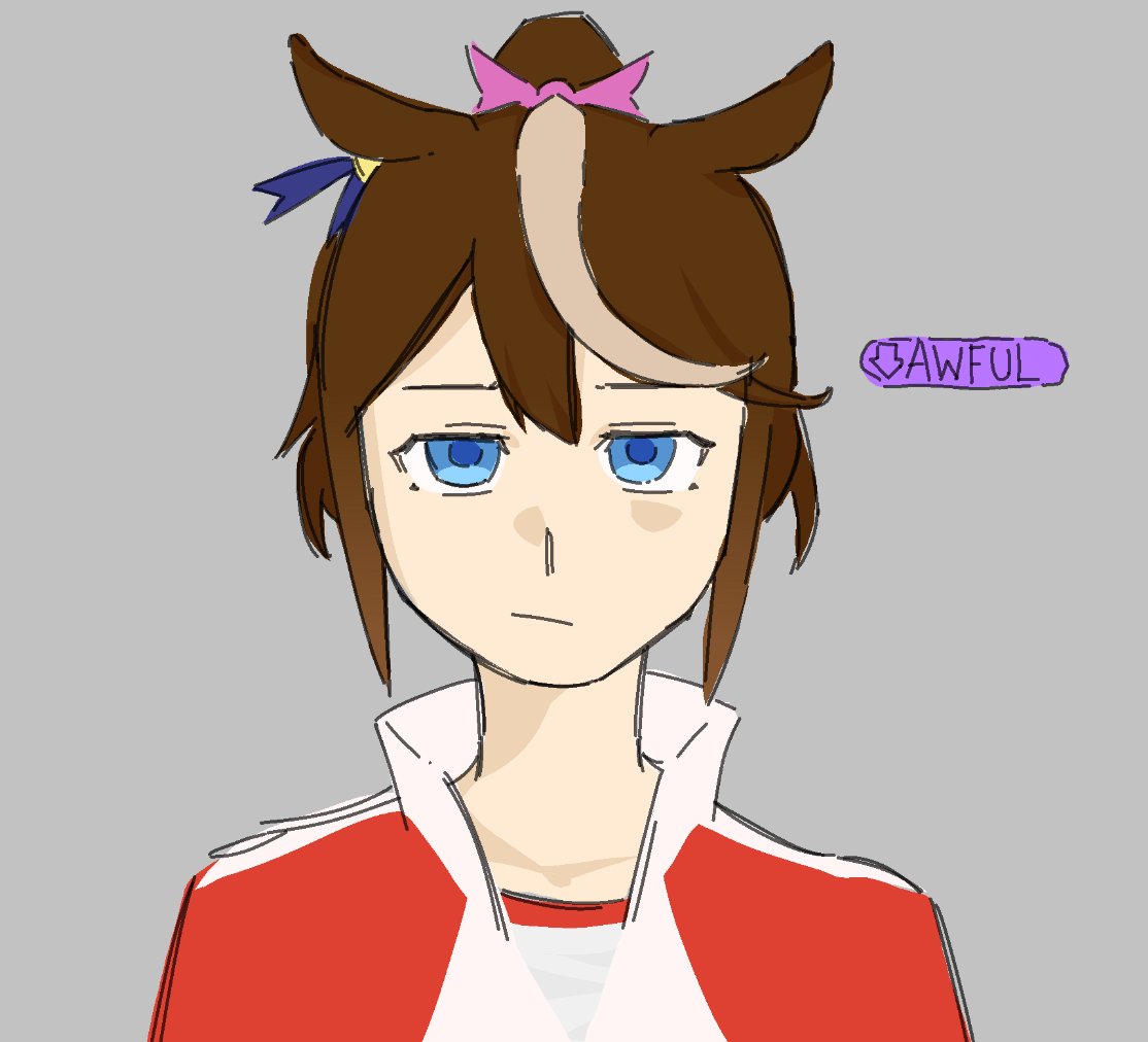 isuxdd's tweet photo. half assed teio sketch... https://t.co/TJc17dPzrP