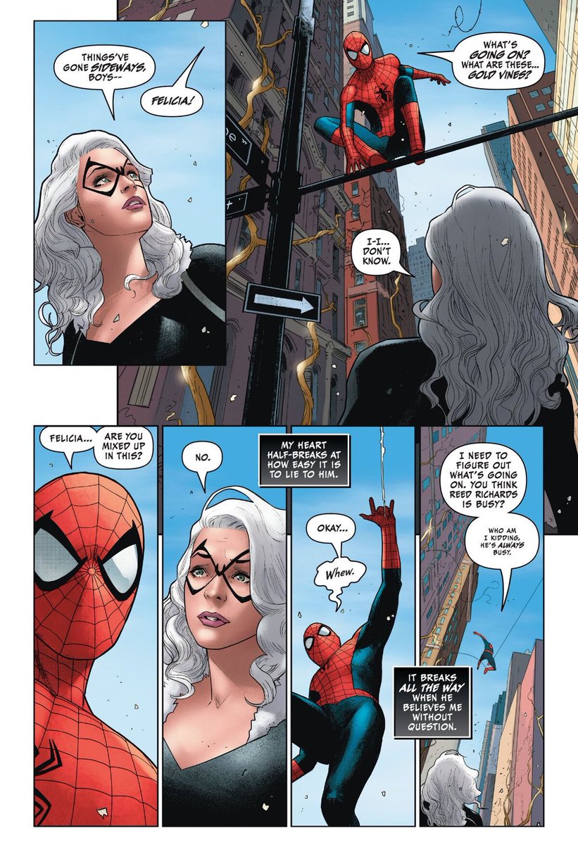 buck_Comx's tweet photo. @rainyloona I don’t blame you for thinking that at all, but he wasn’t without major flaws either. 

He was also the first to fully pull Felicia out of Peter’s circle, something that we are seeing more and more of as Felicia gets less and less involved with Peter in general. (Replaced kinda) https://t.co/A0e9kLYQHP