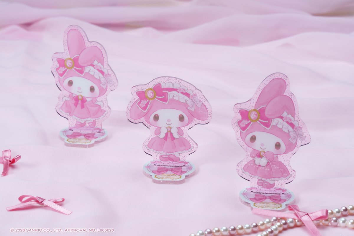 WestinSendai's tweet photo. 『My Melody Peach Tea Party』では、ノベルティアイテムとしてオリジナルアクリルスタンド(1回のご利用に付き、3種類の中からランダムで1種類)をお持ち帰りいただけます♪

期間：7月18日(土)～9月25日(金)

https://t.co/Fm1JZvGUgz https://t.co/sPv6GaOGK5