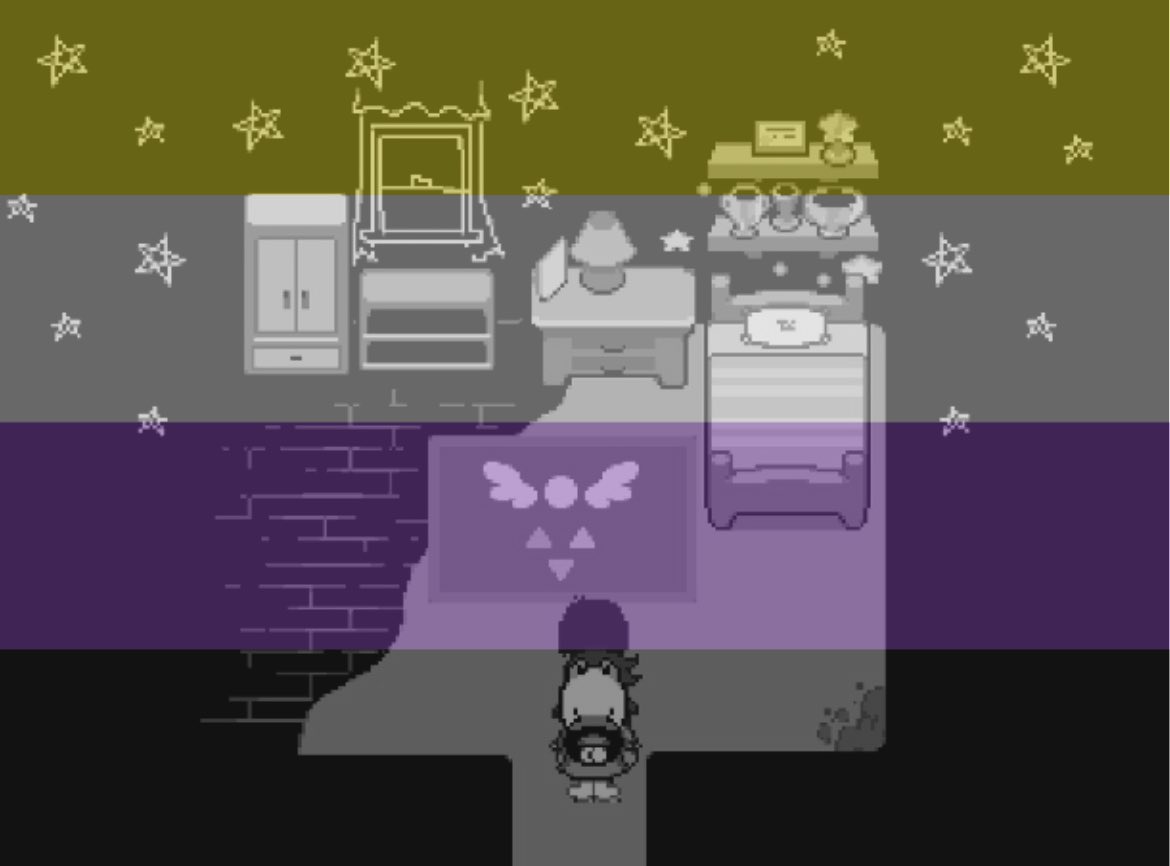 Waddleyoo's tweet photo. @evenOnMerc why didn’t toby make this kris’ room it’s not like we have more than 60 citations of kris being referred to with they/them and not a single usage of he/him or she/her for them https://t.co/k6q9QZvOCl