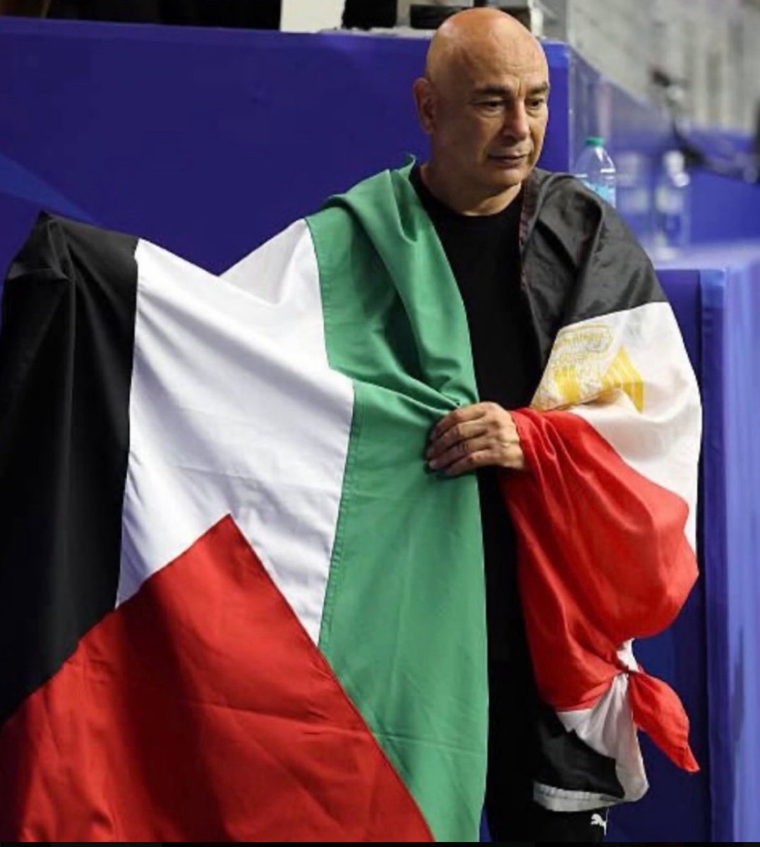 asoueif's tweet photo. Egypt coach, Hossam Hassan, dedicates Egypt's win over Australia to "the Palestinian people who have always supported us. May God have mercy on our martyrs among you". Yes. https://t.co/HxfGij44Ho