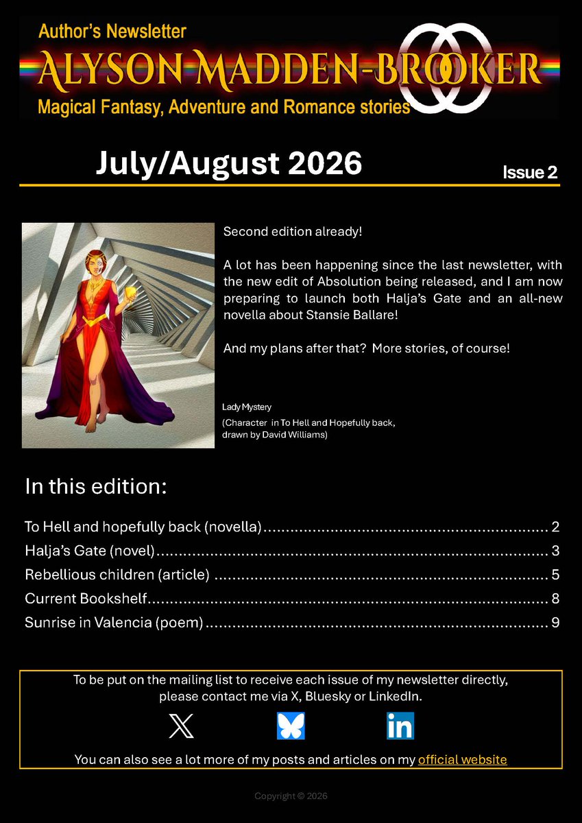 AlysonMB1's tweet photo. My latest newsletter is now available!

Read about forthcoming books and more!

https://t.co/L0z9AKLUsc https://t.co/qCUCMffdkJ