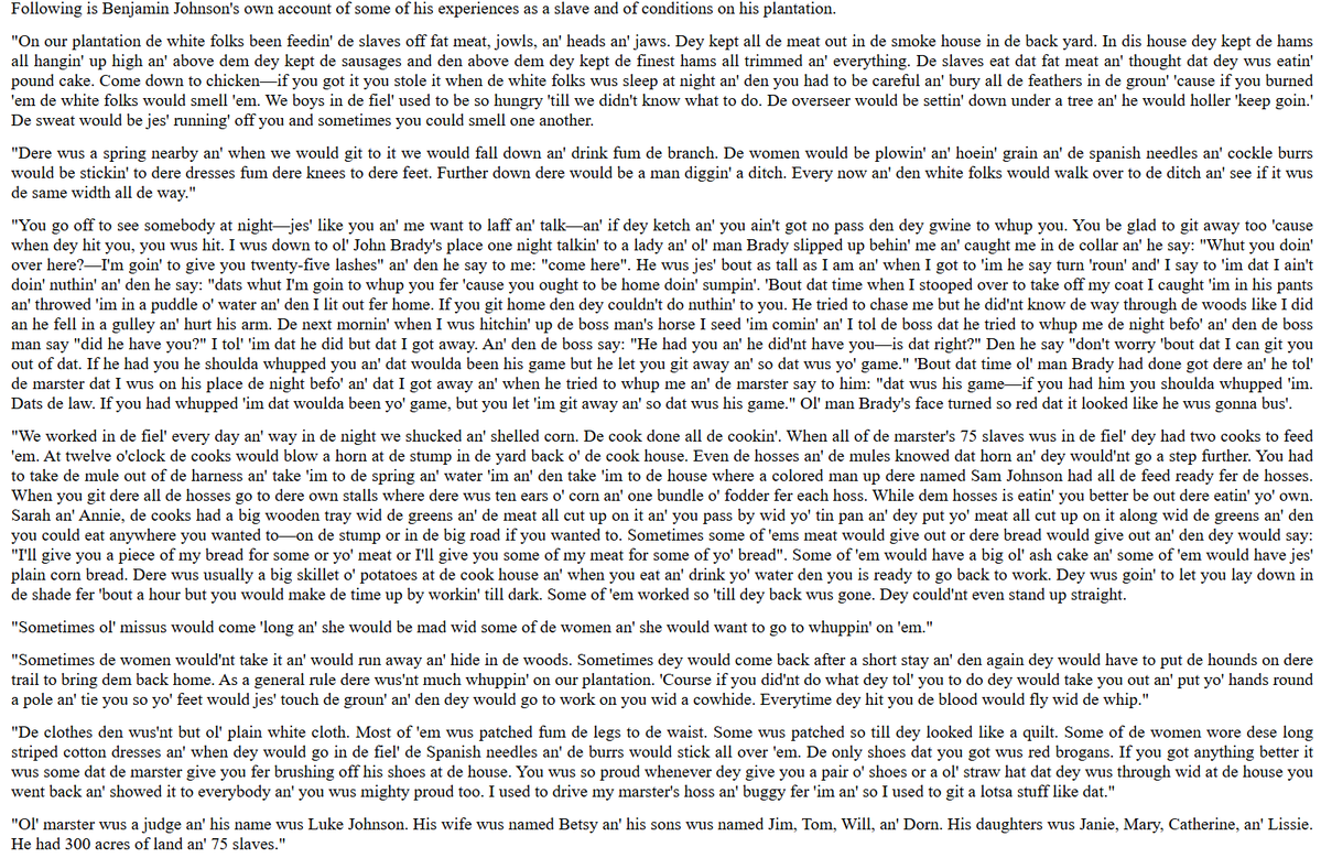 The Slave Narratives tweet media