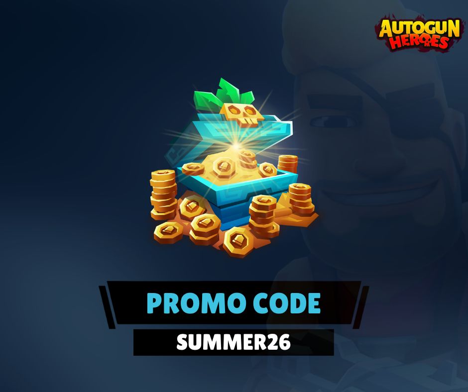 Autogunheroes's tweet photo. The sun is shining here, and vacation is so tantalisingly close. To celebrate the return of summer weather, we have a promo code! Let us know in the comments how you're relaxing this weekend!

🌻 Promo Code: Summer26
☀️ Reward: 5000 Coins

🏖️ Ends: July 7th 2026. https://t.co/TVI5MN3GGA