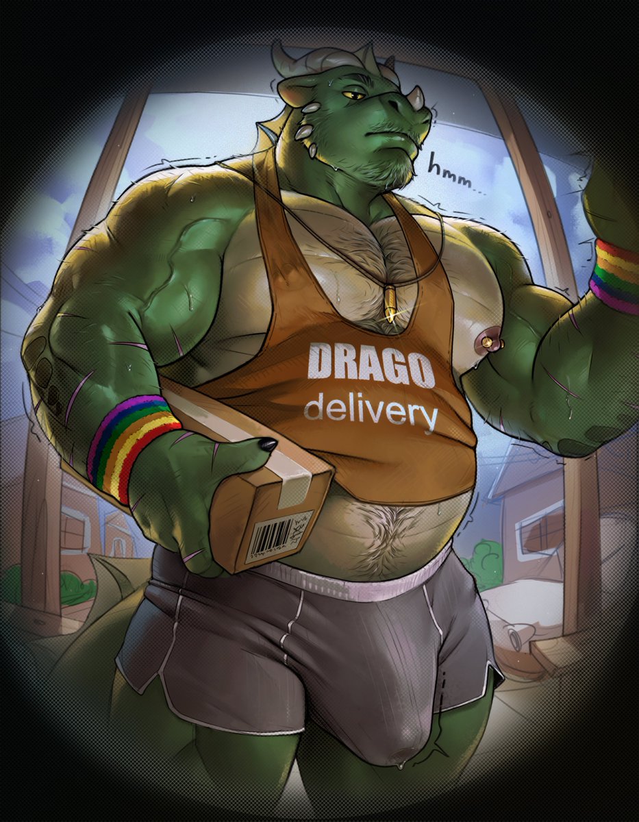 Highpups's tweet photo. Your dragon dildo delivery 🫡
Commission for awesome @Unclesawrex https://t.co/XOys8esmkw