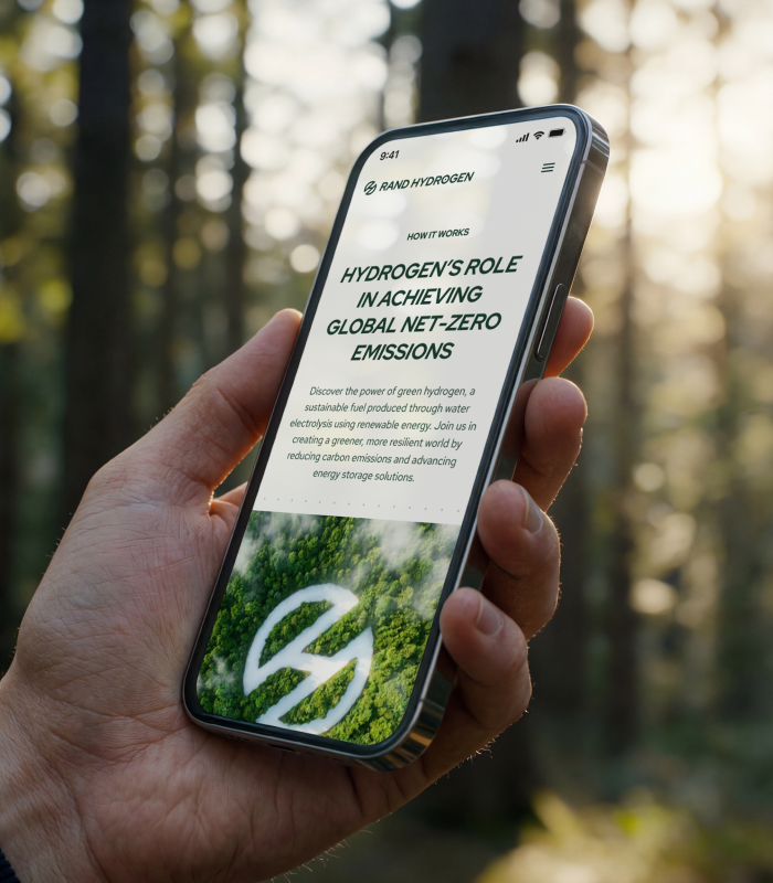 daviferent's tweet photo. Rand Hydrogen website on mobile.
Simple. Responsive. On brand. https://t.co/30sSrOztsf