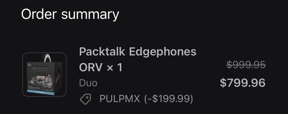 Vinny2Tim3s's tweet photo. It’s pays to listen to @pulpmx people. @CardoSystems works great on the bikes, now on the SxS too. https://t.co/l5UWdFk40d