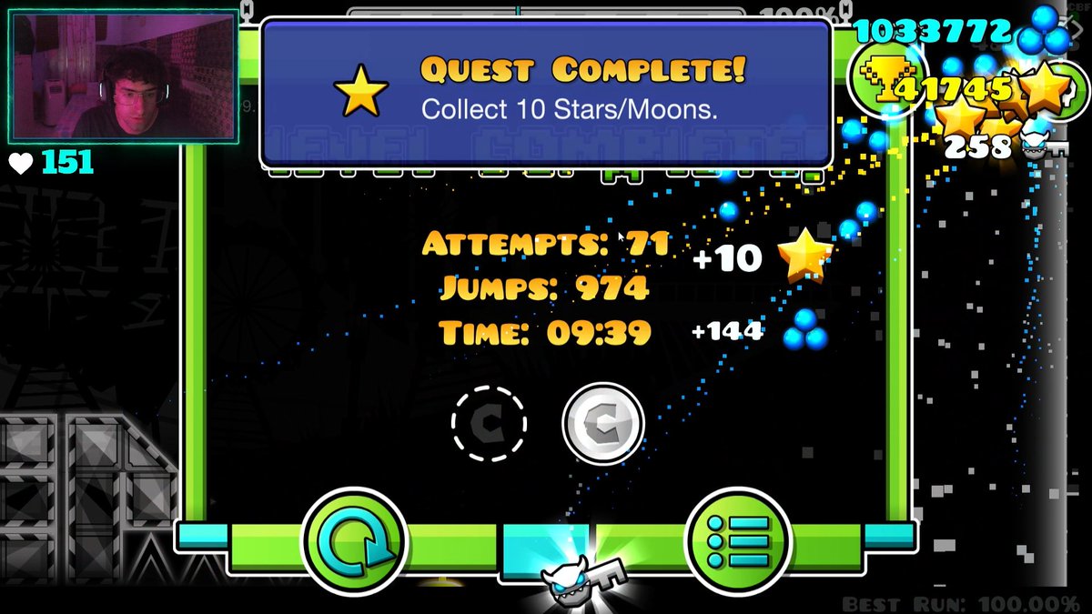 Juuulio10's tweet photo. He completado la 2 o 3 peor cosa que me he pasao de extreme demon, nada supera la basura infinita de tron, despues de pechear en el 83% y en el stream que lo complete pechear mas con un 89% y hacerme 11%-100%, si no caia era pa arrancarme los cohone, enjoyment 3/10 https://t.co/oAEi3zmnDb