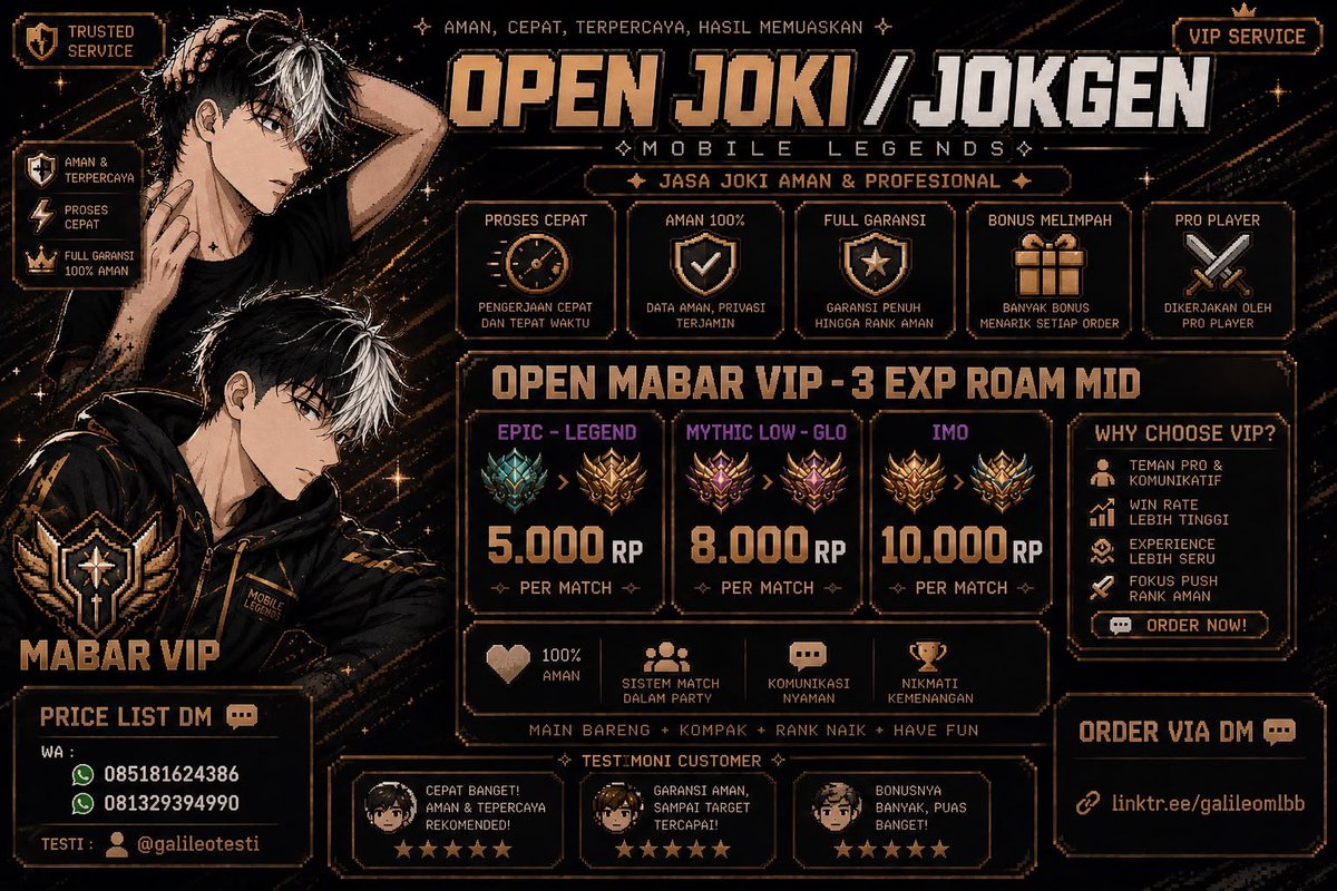 Galileo Open Joki MLBB tweet media