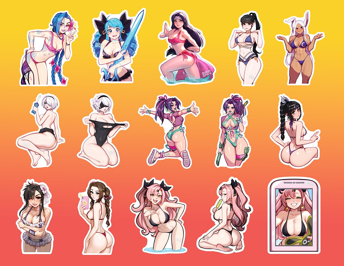 BlushySpicy's tweet photo. ✨ SUMMER CLEAN UP SALE!✨

Only Selling What We Have in Storage! Once a design is sold out, that's it! (16 Unique Designs)

I'm moving by AUG, so these need a loving home!

Grab yours from the shop now!
https://t.co/a7i1ckgWE0 https://t.co/I6FzuzgicC
