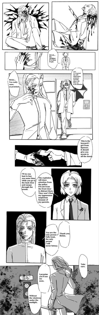 Biscuit_766's tweet photo. High School Evil 2
The past of #williambirkin and #albertwesker 
‼️ This is a gender-swapped parallel universe. See my other posts for the character design.
#weskin #willsker https://t.co/mDxv73x6fA