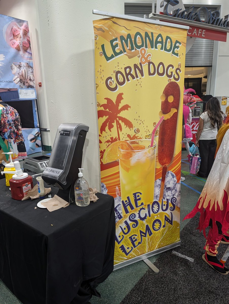 waifusquadvinyl's tweet photo. you could have chose to be the whimsical lemonade sipping corn dog, but you chose to be the tryhard AI slop barbecue samurai https://t.co/hJ1QkFX9dw