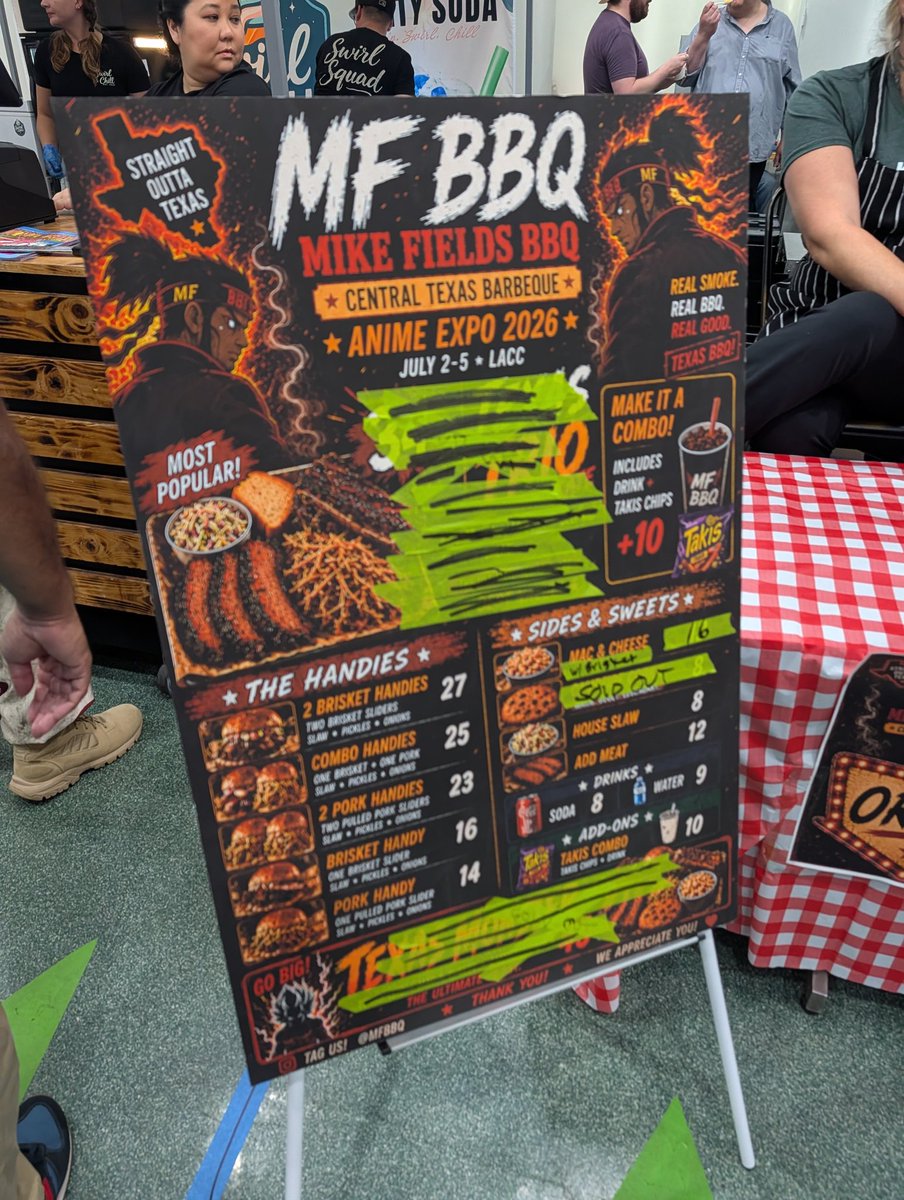 waifusquadvinyl's tweet photo. you could have chose to be the whimsical lemonade sipping corn dog, but you chose to be the tryhard AI slop barbecue samurai https://t.co/hJ1QkFX9dw