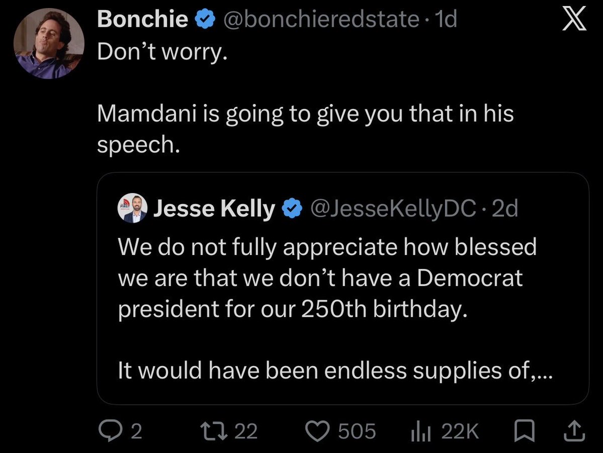 bonchieredstate's tweet photo. Not gonna lie.

I kind of feel like I undersold it. His actual speech and the optics he used were much worse. 

He really just went in head first on hating the country. https://t.co/Zp03Vpy5DZ