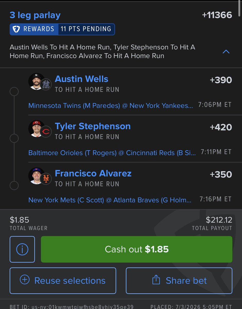 EndersDf's tweet photo. @OutlawParlays the lawwwwww📈 https://t.co/4pQ89GD5zJ