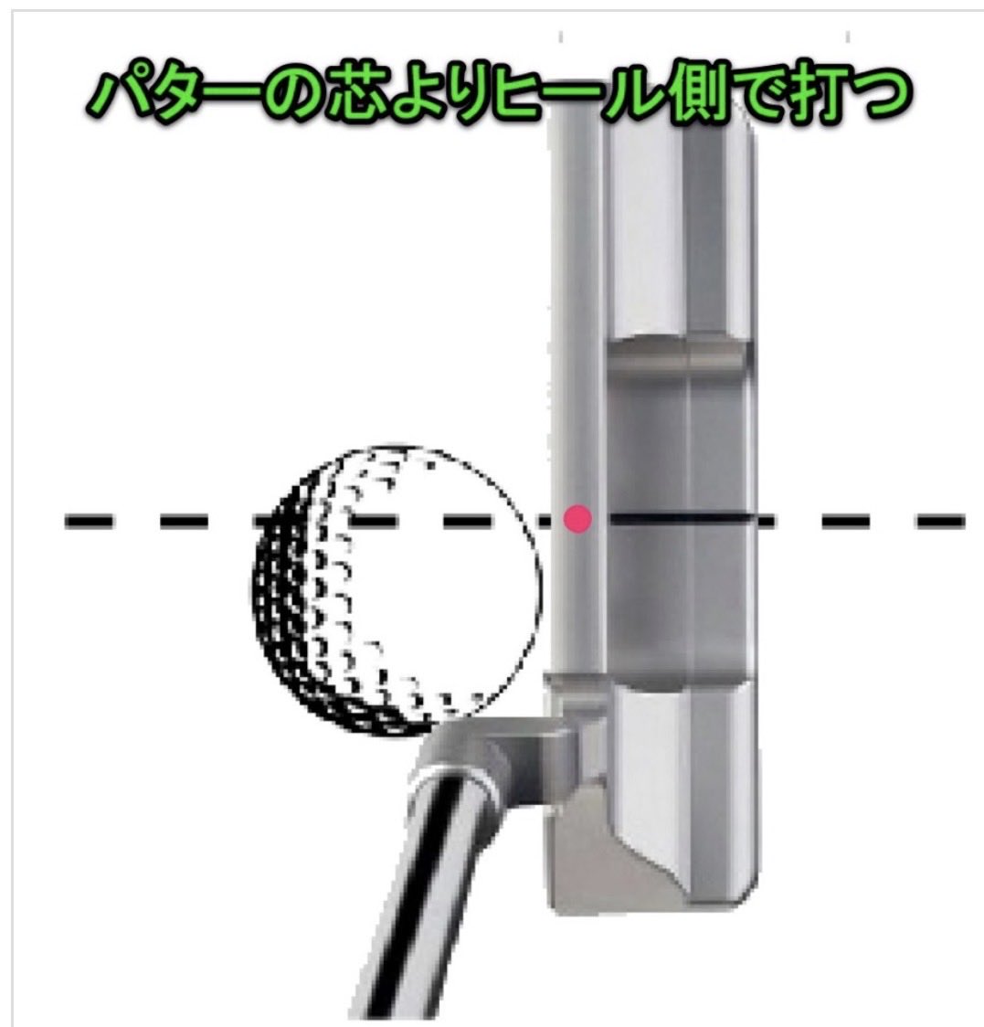 jungolf3735's tweet photo. ⛳️パターに関する考察⛳️

パターは敢えて芯で捉えません

🔴わざと、トゥ側でヒット
下りのライン
フックライン
フックラインで引っ掛ける場合

🔴わざと、ヒール側でヒット
スライスライン
登りのラインで引っ掛ける場合

シチュエーションに応じて柔軟に変えます🏑 https://t.co/iNaqHEzT2S