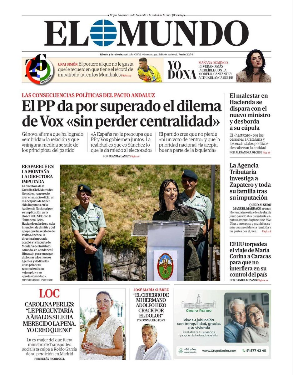 carlossmato's tweet photo. El PP da por superado el dilema de Vox "sin perder centralidad"
Franco hizo lo mismo que sus herederos políticos.
Se alió con Hitler y Mussolini, pero jamás perdió "la centralidad".
Difícil hacer más el ridículo para blanquear a nazis y fascistas. https://t.co/AwKK8yivIU