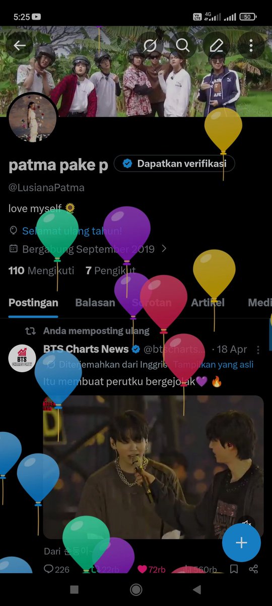 LusianaPatma's tweet photo. hbd to me https://t.co/8m5UsFxwpQ