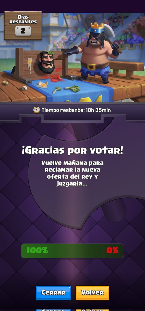 JoseL_Pastrana's tweet photo. @WithZack Y hoy los de @supercell para "animar" han trucado la encuesta de satisfacción con #clashRoyale
Así es fácil conseguir un 100% , o votas Si ...o votas Si , muy #democratico https://t.co/96SMoJSXef