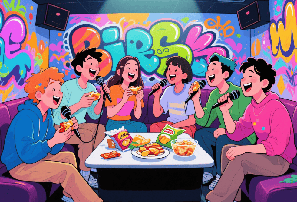 madatchase's tweet photo. Karaoke night just hit different! Belting out my favorite bops with mic in hand—nothing beats the vibe here. https://t.co/Apvewh2Mgq