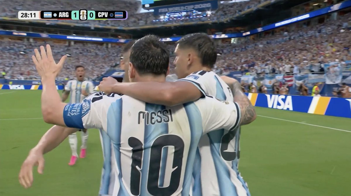 ofootball__'s tweet photo. 🇦🇷 ARGENTINA 1-0 CAPE VERDE 🇨🇻

GOOOOOOOOOOOOOAAAAAAAAAAAAAALLLLLLLLLLLLLLL MESSI!!!!!!!!!!!!!!!!!!!!!!!!!!!!!!!!!!!

GOAL GOAL GOAL GOAL GOAL GOAL GOAL!!!!!!!!!!!

🐐 LIONEL MESSI SCORES FOR ARGENTINA!!!

🔥 WORLD CUP GOAL NUMBER 20.
👑 THE ALL-TIME FIFA WORLD CUP TOP SCORER EXTENDS HIS LEGEND.
💙🤍 WHAT A MOMENT!