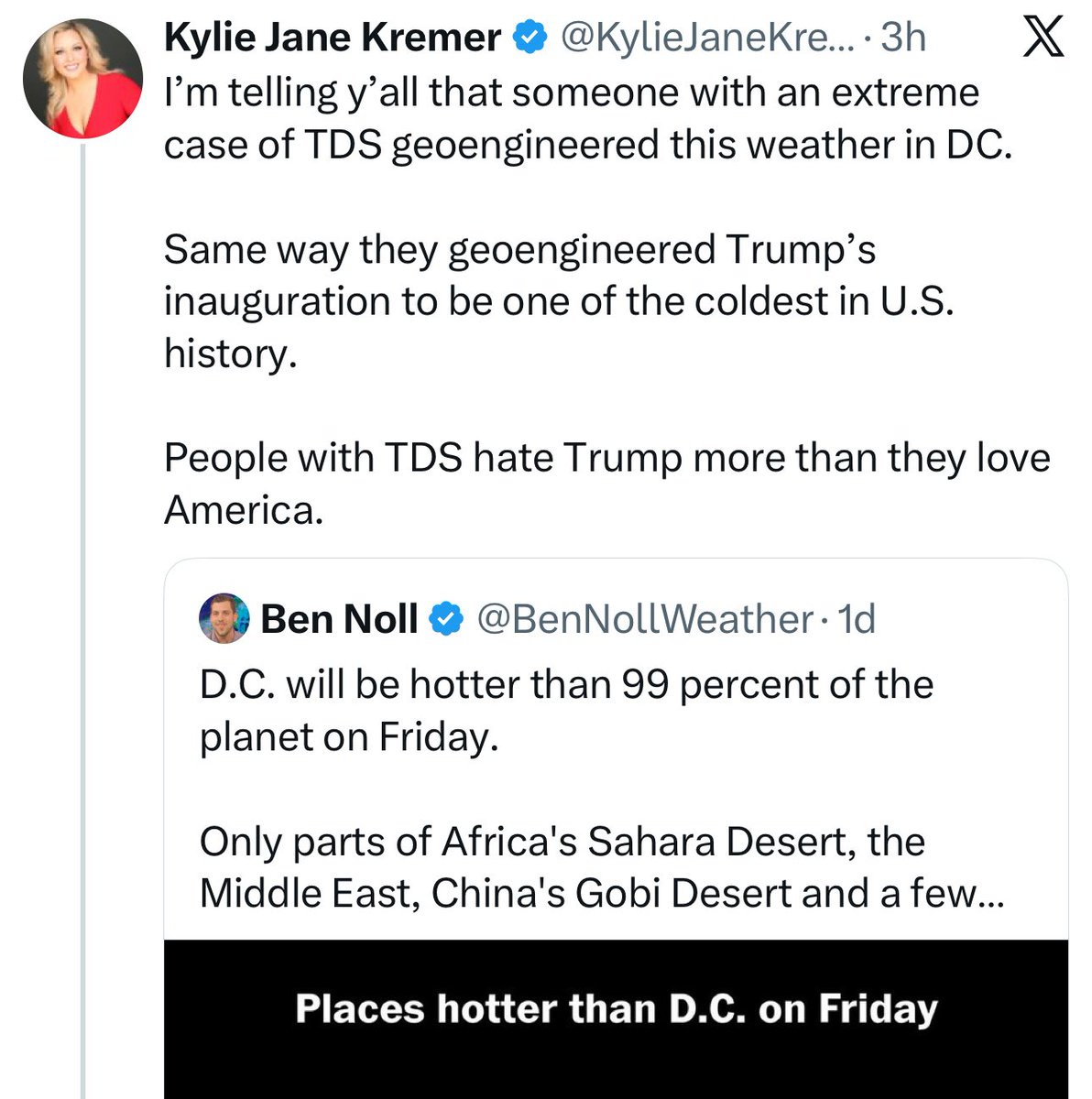 patriottakes's tweet photo. In other words, Trump DOGED the screwworm monitor people but not the deep state weather manipulation people https://t.co/zOz7B0RyDJ