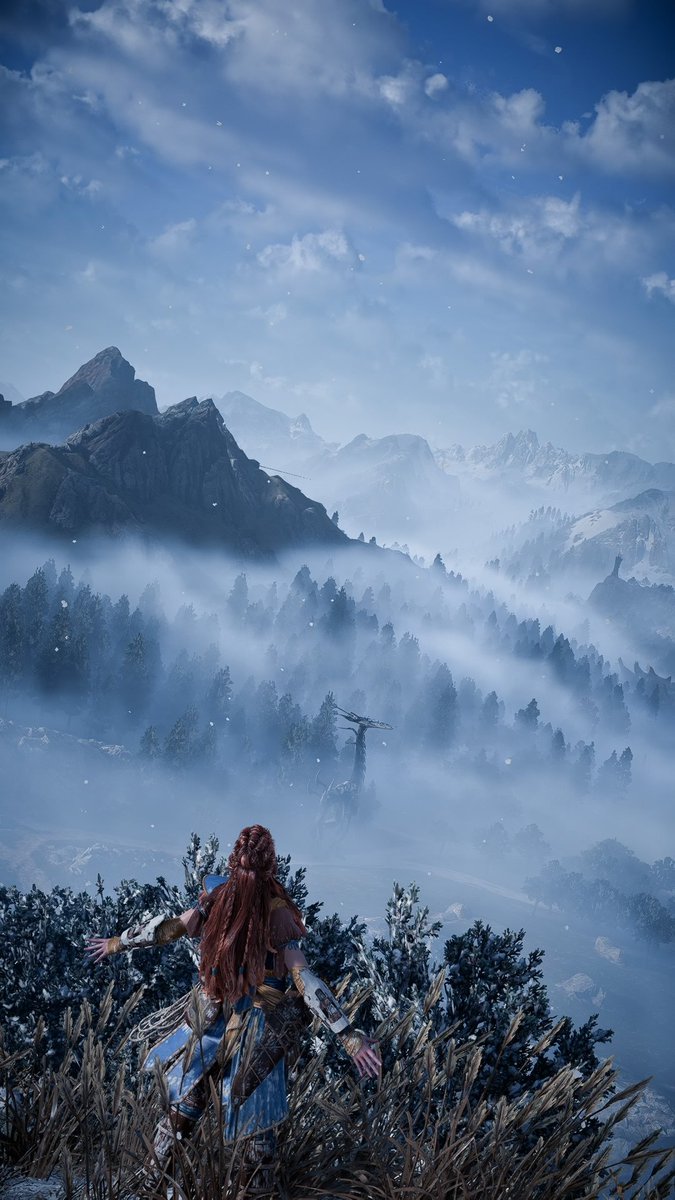 PabloEnBits's tweet photo. "Oh blue sky; you are so high, no-one to touch you to make you cry,
Perfect and free, one big entity, for us all to see.
Oh why,
Oh why,
Blue Sky."

[Tags: #HorizonForbiddenWest #VirtualPhotography #VGPUnite #VPWorld] https://t.co/IXvj3DLEHi