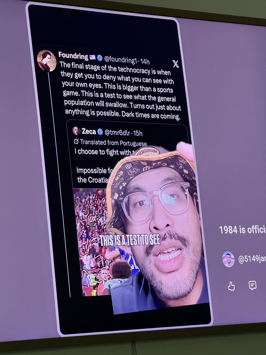 lancewhite's tweet photo. I never thought I’d see @foundring1 back on @YouTube https://t.co/oiHNWFErZ3