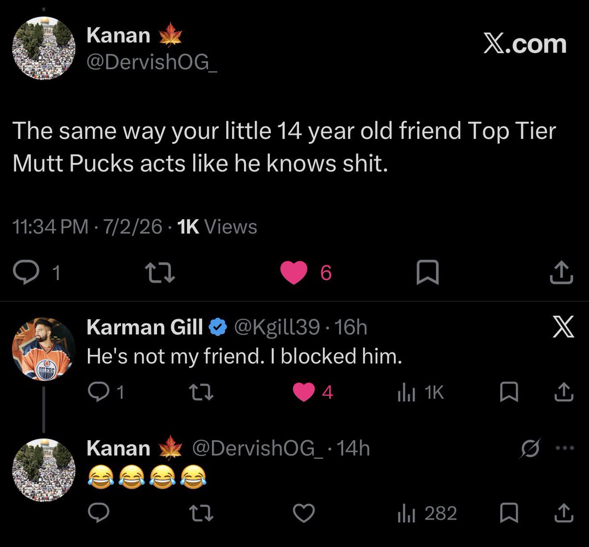DervishOG_'s tweet photo. @TopTierStateX 😂😂😂

Little chode man is triggered that nobody likes him and is a known fraud.

Go play with that chode of yours little faggot china man @TopTierPucks https://t.co/vJ1Yz3vycv