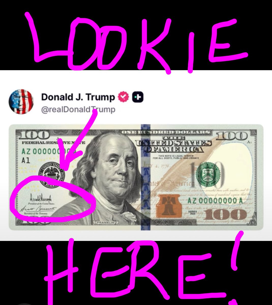 MelissaRedpill's tweet photo. President Trump would never put his name on Fed cabal debt money!
WE ARE FREEEEEE!!!

Happy Birthday AMERICA!!

🇺🇸🇺🇸🇺🇸🇺🇸🇺🇸🇺🇸🇺🇸🇺🇸🇺🇸 https://t.co/ueYYDEfKAu