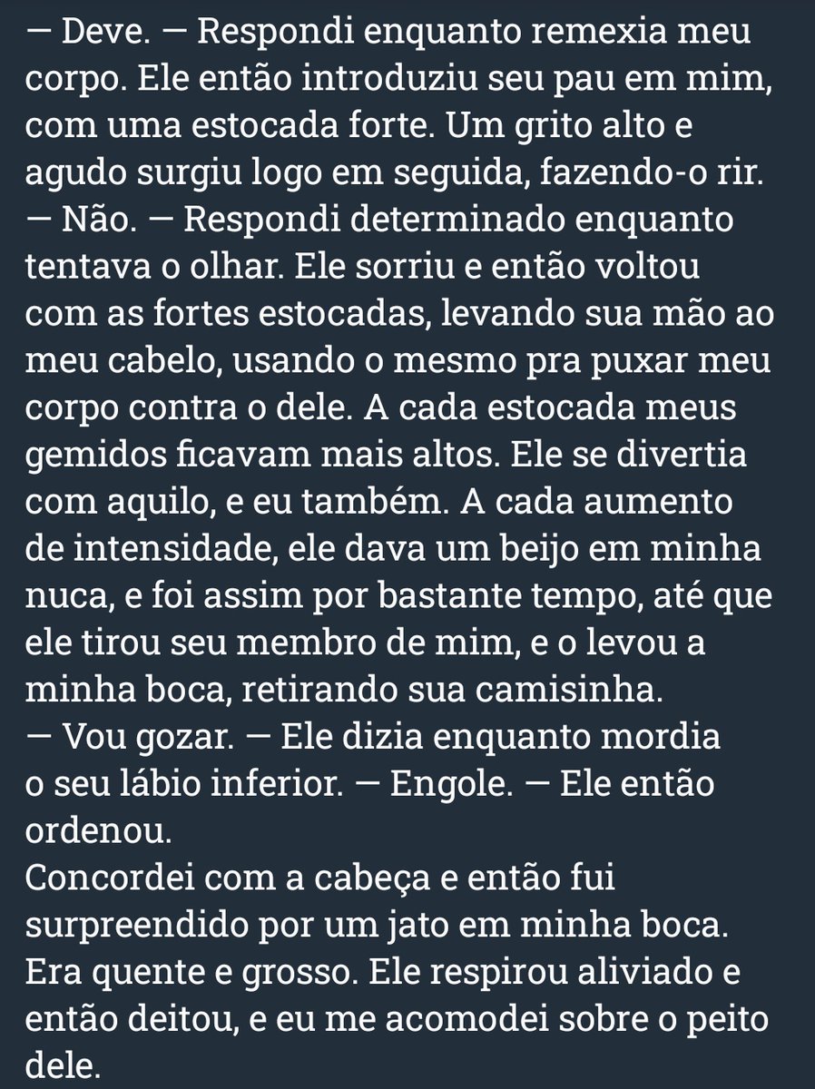 eroscontosofc's tweet photo. ME ENVOLVI EM UM TREMENDO PROBLEMA

CHUDAI X WATAA

Gosta de acompanhar nosso conteúdo? Seja um INCENTIVADOR dando RT, LIKE e SEGUINDO o nosso perfil.

Quer ver seu conto/relato publicado aqui? Envie-nos pela DM ou pelo TELEGRAM: @ ec_recebe

3/4 https://t.co/B4yhTLNwRH