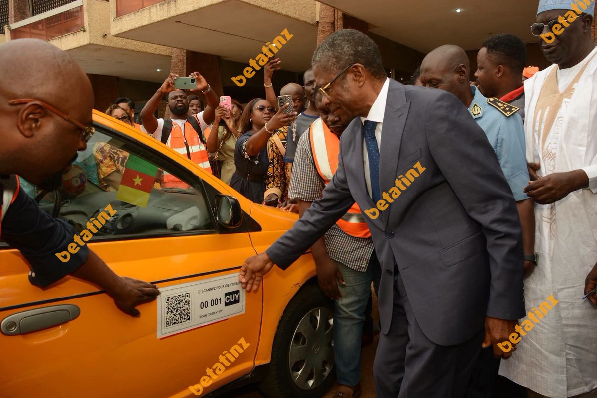 beta_tinz's tweet photo. #BetaPipol Yaoundé taxis are entering a historic turning point: From now on, owners and drivers will have to register in a digital database designed to better organize the sector, strengthen passenger safety, and modernize urban transport in the capital.

Today Friday, July 3rd 2026, the Mayor of Yaoundé; Luc Messi Atangana, officially launched the "Taxi-Yaoundé" digital platform and the digital identification program for taxi owners and drivers.

Developed by the Yaoundé Urban Community (CUY), with technical support from GIZ, this platform represents a major step forward in the digital transformation of the transportation sector. It will notably allow for the identification of taxis in operation, better regulation of professionals in the sector, and greater safety guarantees for passengers.

Digital registration is already open and will continue until October 5, 2026. The process is completely free. Registration can be done online on the dedicated platform or directly with the teams located at Yaoundé City Hall and in the various district town halls.

The Yaoundé Urban Community invites all taxi owners and drivers to participate massively in this initiative, presented as a decisive step towards more modern, safer, and better-organized urban mobility.

A new chapter is beginning for Yaoundé taxis, with the ambition of leveraging digital technology to enhance professionalism and build trust for all users.

#BetaTinz #BetaTinzGist