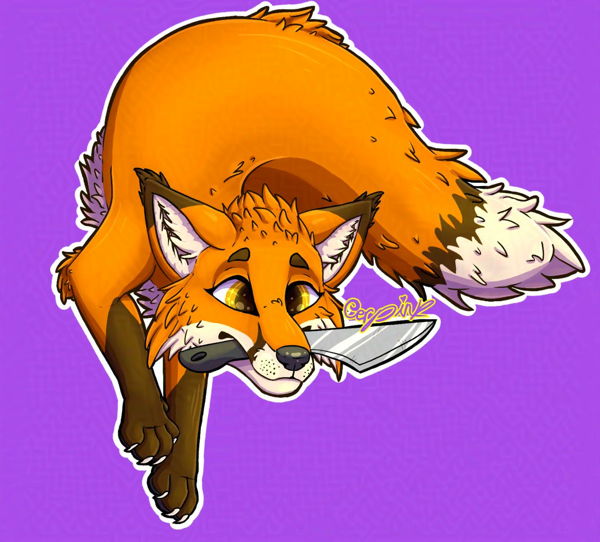 Oerpink's tweet photo. This Fluffy fox is someone to watch out for!

#furry #furryarwork  #fox https://t.co/qhwyCw0YGx