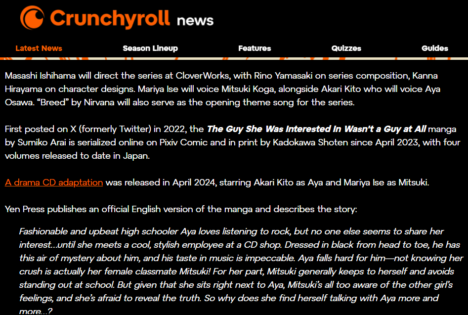 Amy_AndBibi's tweet photo. BRO BRO BRO the details are finally out on the crunchyroll official site im crying ahhhhh!!!!!😭😭😭😭 https://t.co/DYKmV37kai