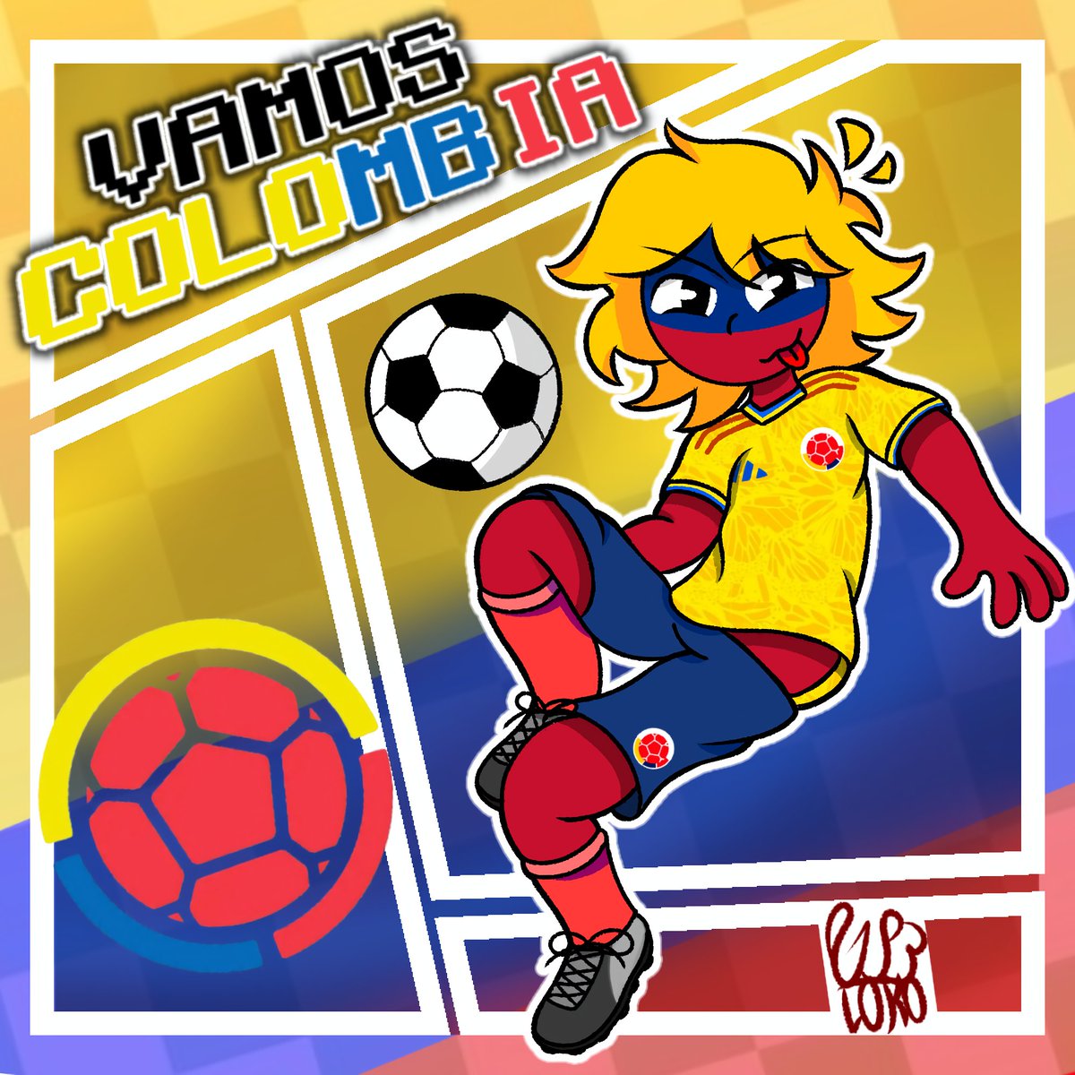 P1P3_L0K0's tweet photo. CON LA FE INTACTA!! 🇨🇴🙌✨

#Colombia🇨🇴 #colombiacountryhuman #mundialdefútbol2026 #worldcup #seleccioncolombia #futbol #arts #mundial #copamundial #countryhumans #art #arts #draws #drawings #characters #colombianos #dibujo #dibujos #digitalart #digitaldraw https://t.co/YhnsVAGS50