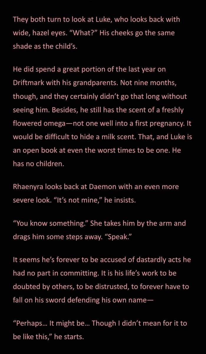 _goblinhours's tweet photo. well of course! daemon pov + time traveling #lucemond baby coming right up! https://t.co/G4bGGo52LC