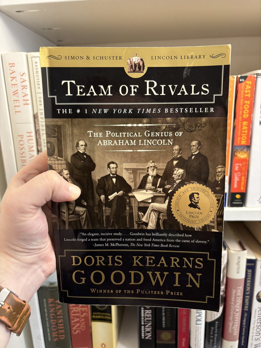 TDogAllen9's tweet photo. I’ve only read 25 pages of this absorbing book, but I’m compelled to start reading it start to finish. One of the notable biographies of Abraham Lincoln to be mentioned and recommended. https://t.co/SALQAJ3IiI