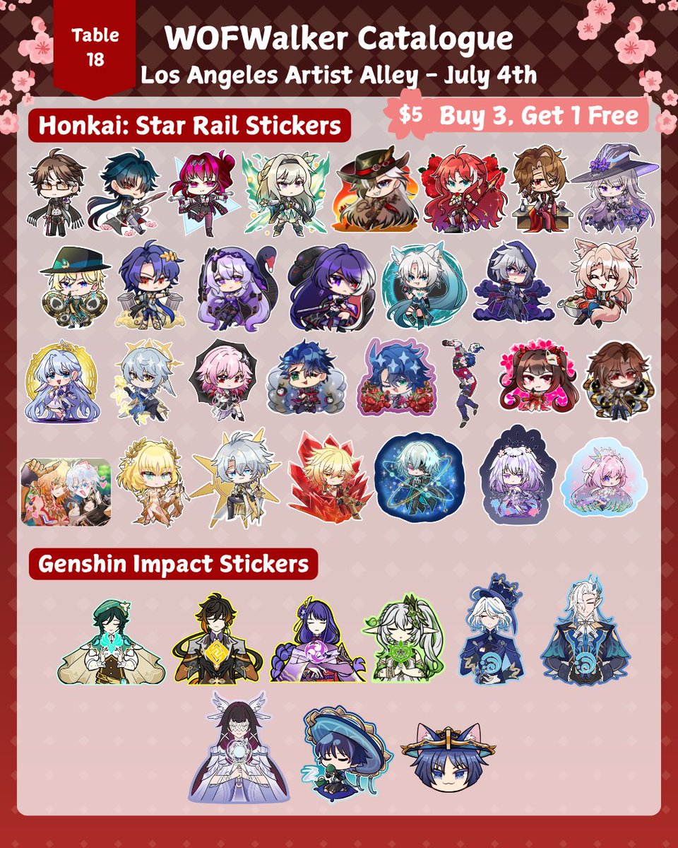 WOFWalker's tweet photo. My catalogue for the upcoming Los Angeles Artist Alley being held in downtown LA on Saturday, July 4th. It will be located on 411 S Hewitt St, which is a couple blocks away from the Little Tokyo Galleria. Entry is free, so stop by and say hi!

(1/3) https://t.co/zLgzm1RPuV