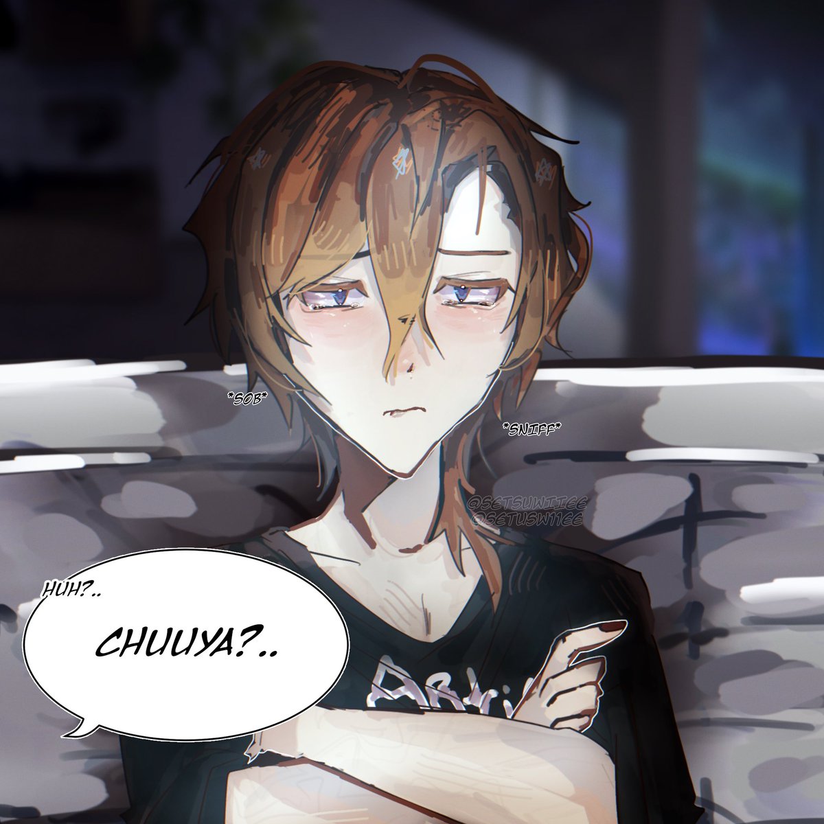 setsuwiiee's tweet photo. a movie night #太中 #soukoku https://t.co/hdZ1s84ZeB